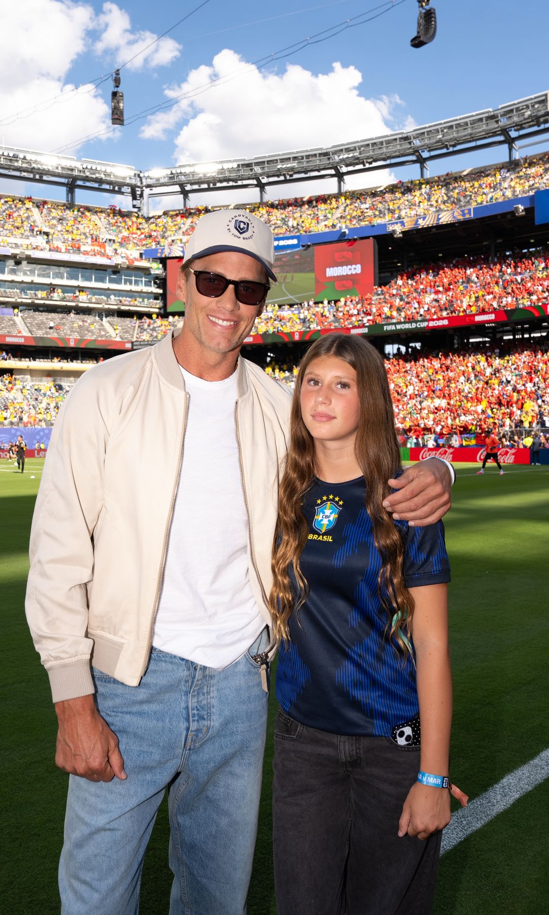 Brady shared photos with his only daughter, Vivian, highlighting her great similarity to her mom, Gisele Bundchen