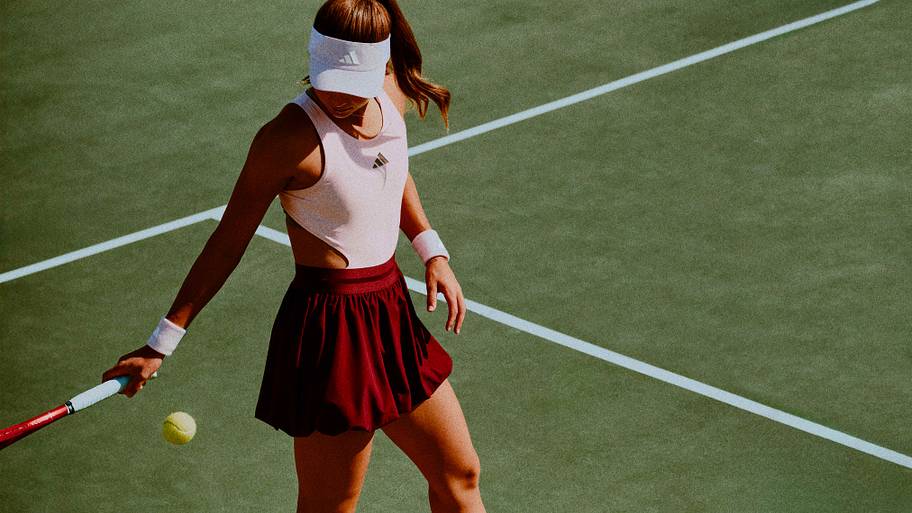 Iva Jovic models the adidas New York Collection.