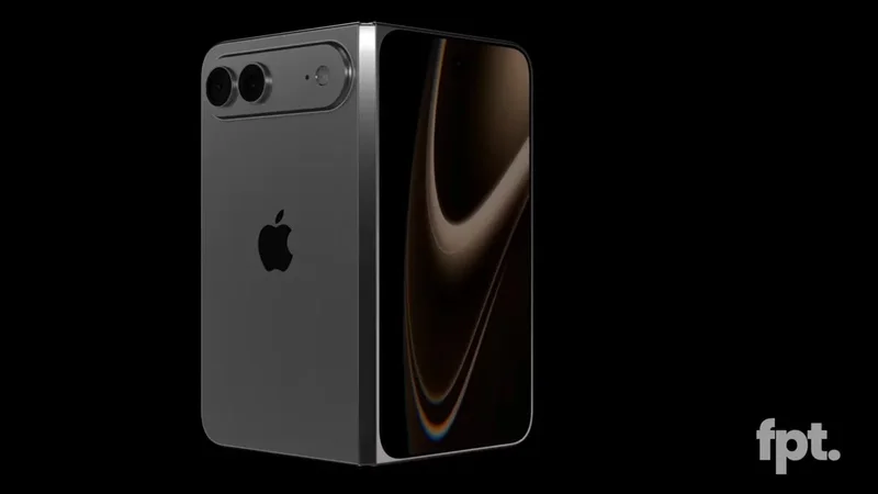 Render of the foldable iPhone | Image by Fpt.