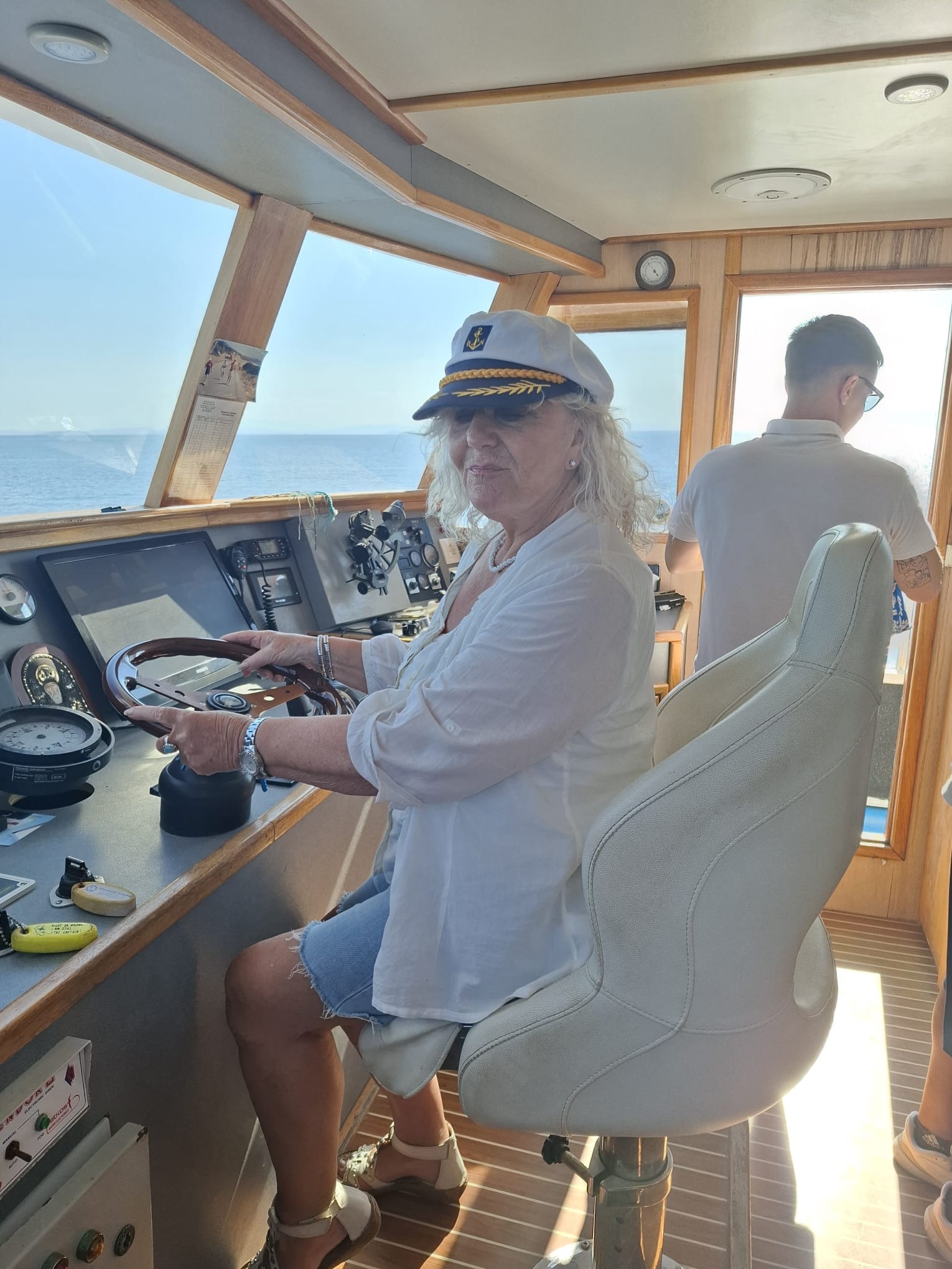 Captain Marion takes the helm