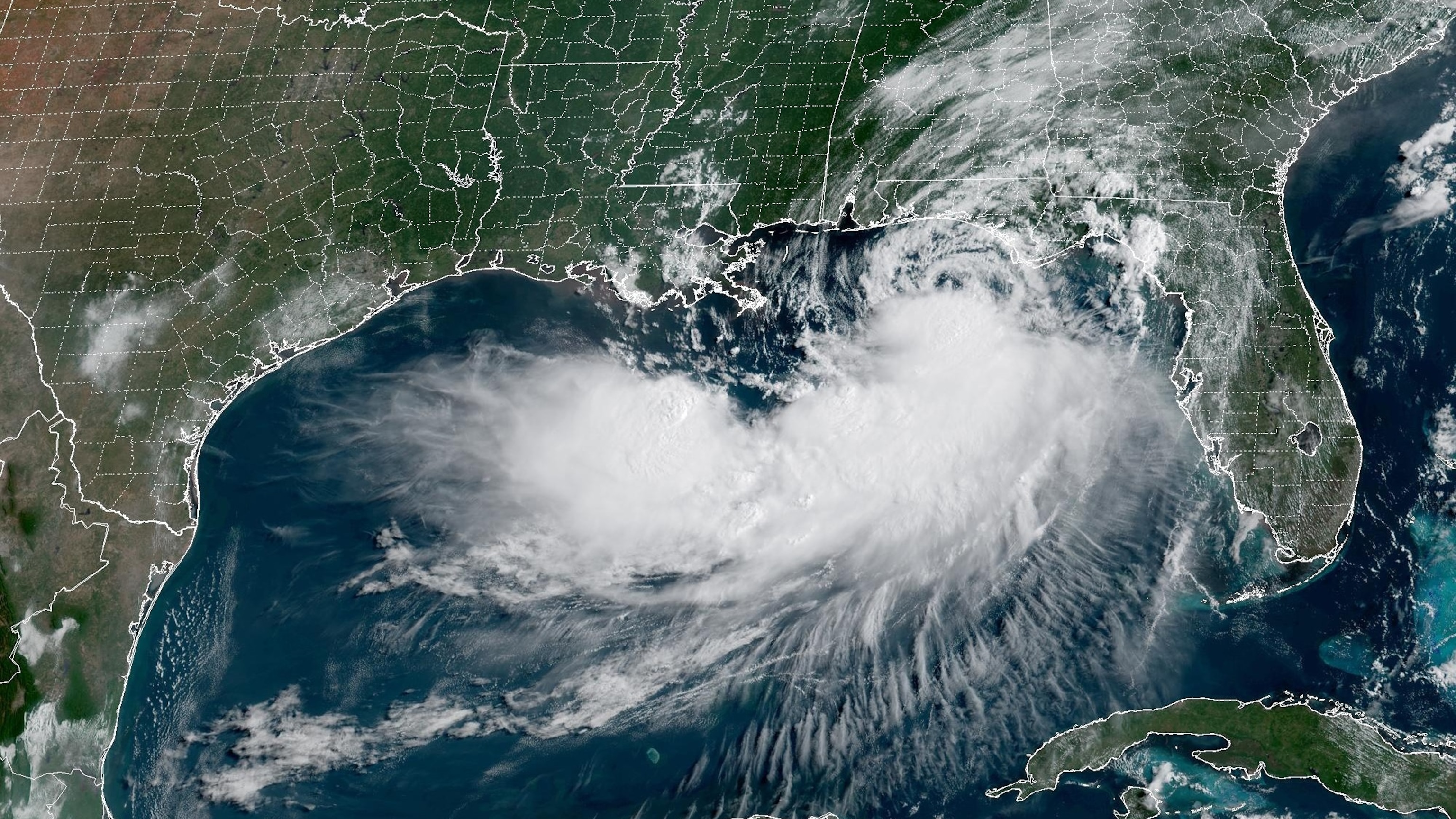 Tropical Storm Bertha strengthening off the Florida coast