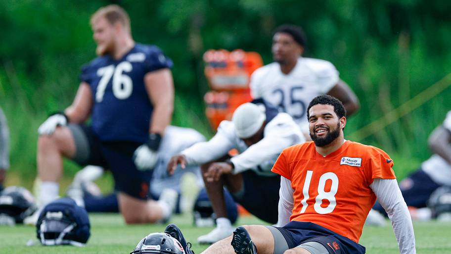 Chicago Bears quarterback Caleb Williams