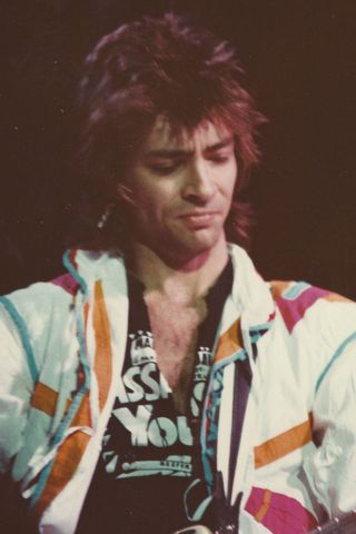 Rick Dufay of Aerosmith performs on Nov. 09, 1982.