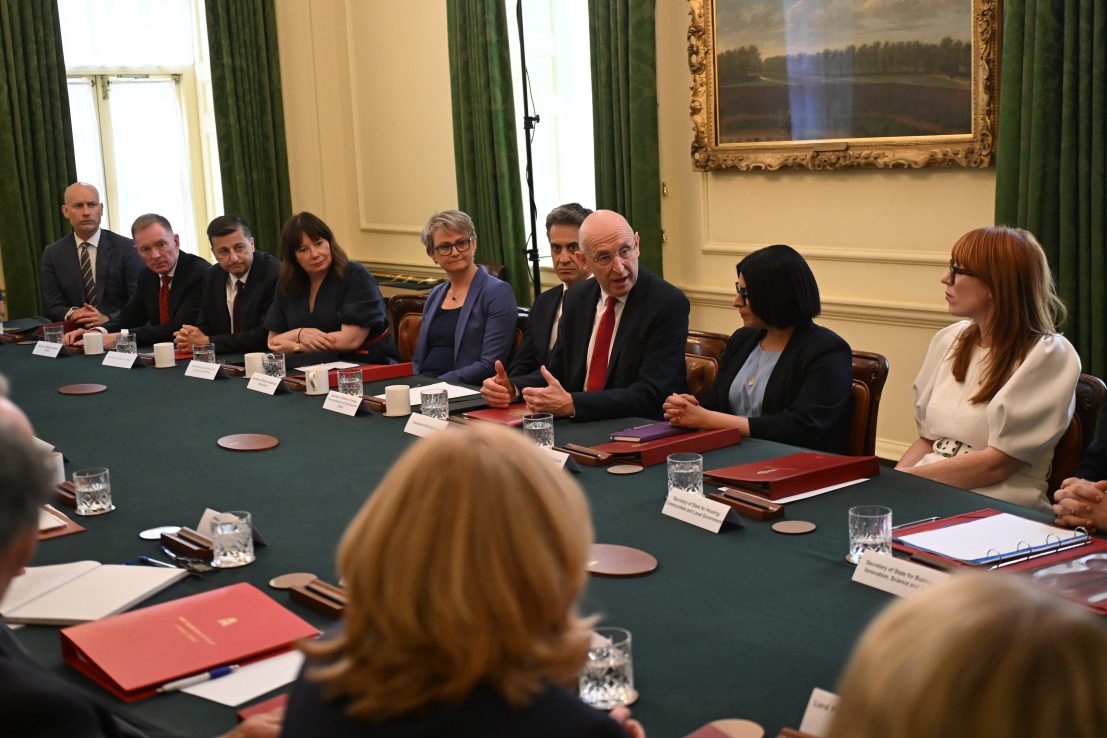 John Healey address the Cabinet on Tuesday. PA Wire
