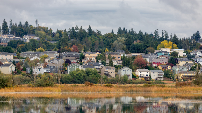 Outside Seattle is a charming Washington city with river trails, shops, and wetland views