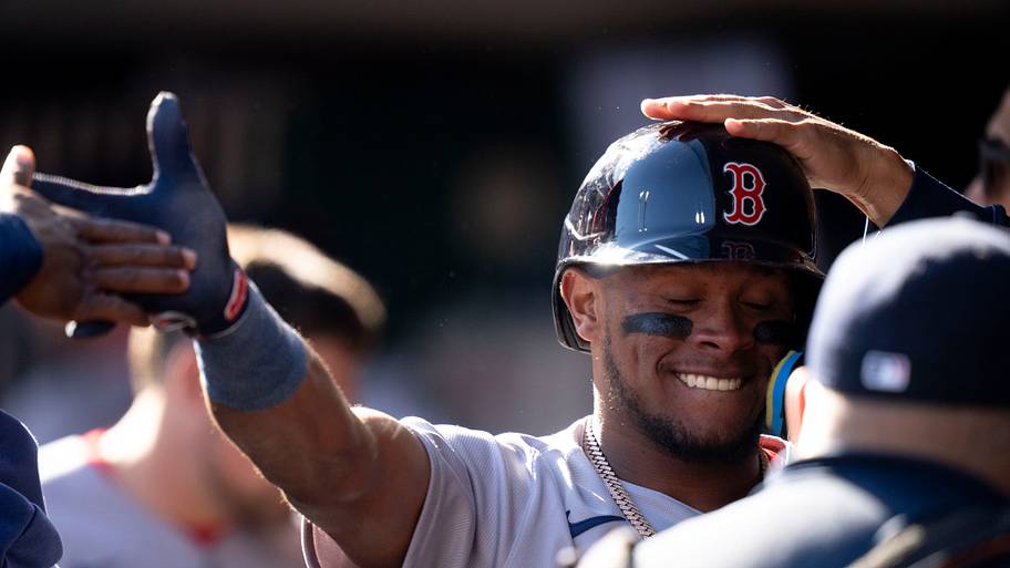 Boston Red Sox center fielder Ceddanne Rafaela