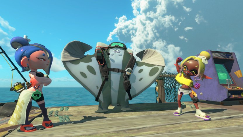 Splatoon Raiders screenshot of Deep Cut
