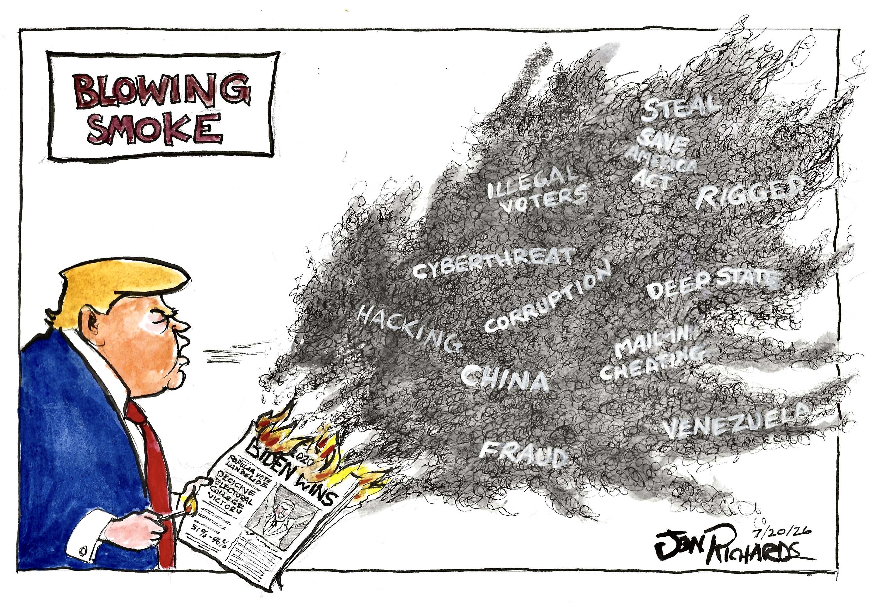 The gaslighter-in-chief is at it again