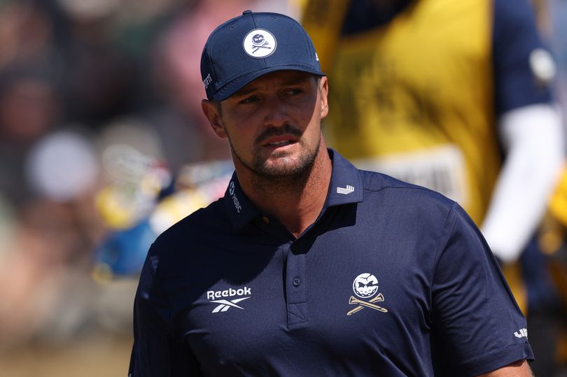 Bryson DeChambeau was issued a two-stroke penalty at the Open Championship