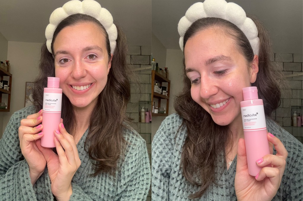 The viral medicube PDRN cleanser and milky toner are my secret to my hydrated summer skin