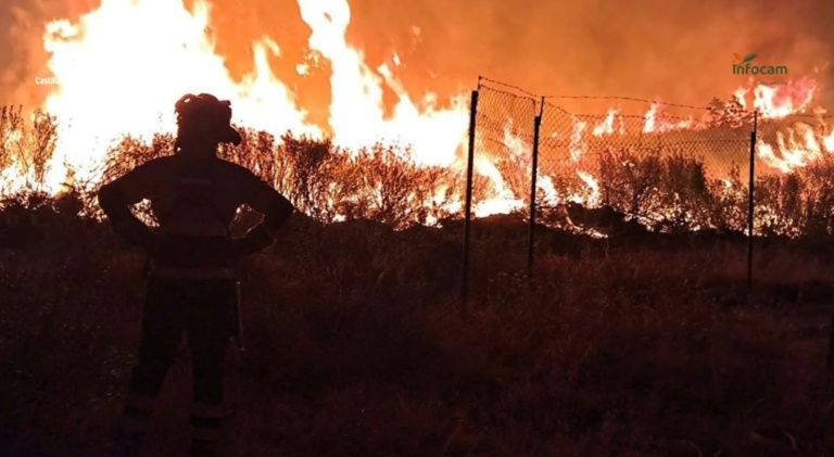 A wildfire in Spain's Guadalajara province has now been burning for six days, forcing the evacuation of 1,200 people