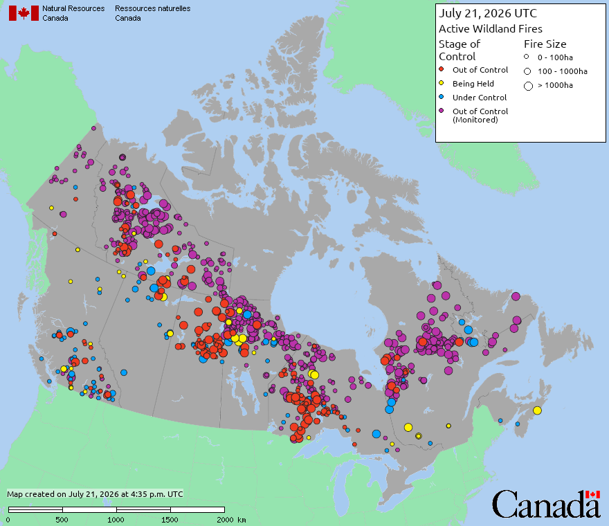 Are Canada wildfires still burning — and will smoke reach NJ this week?