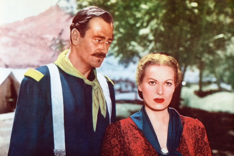 According to her grandson, Conor Beau Fitzsimons, the Hollywood icon and 'The Duke' John Wayne struck up a secret romance, but remained very close friends