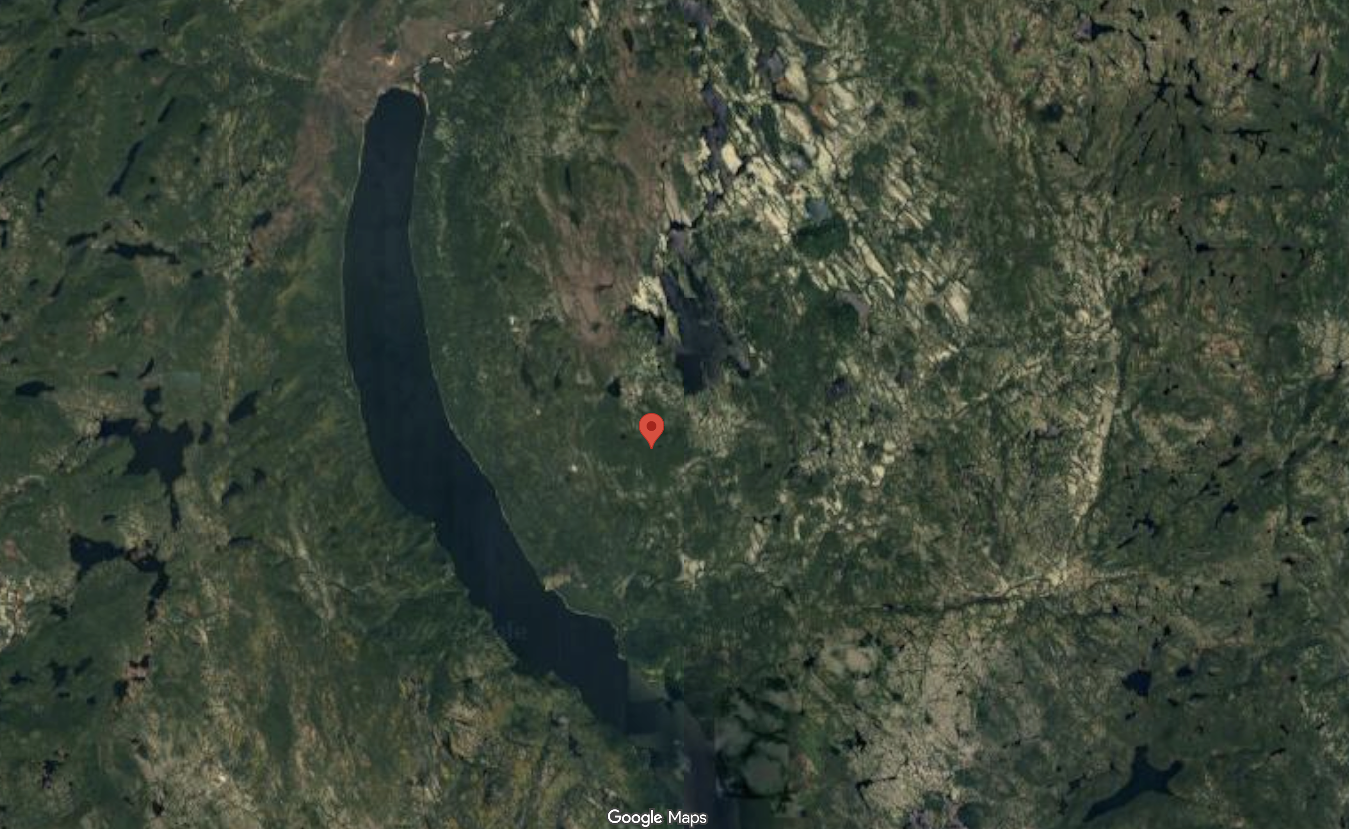 An amateur astronomer using Google Maps spotted a strange indentation. It turned out to be a meteorite crater from 390 million years ago