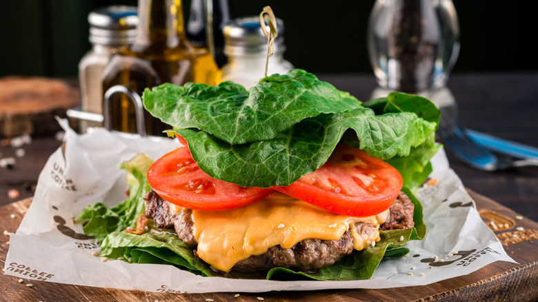 Give Lettuce A Break And Wrap Your Burgers With Another Leafy Ingredient