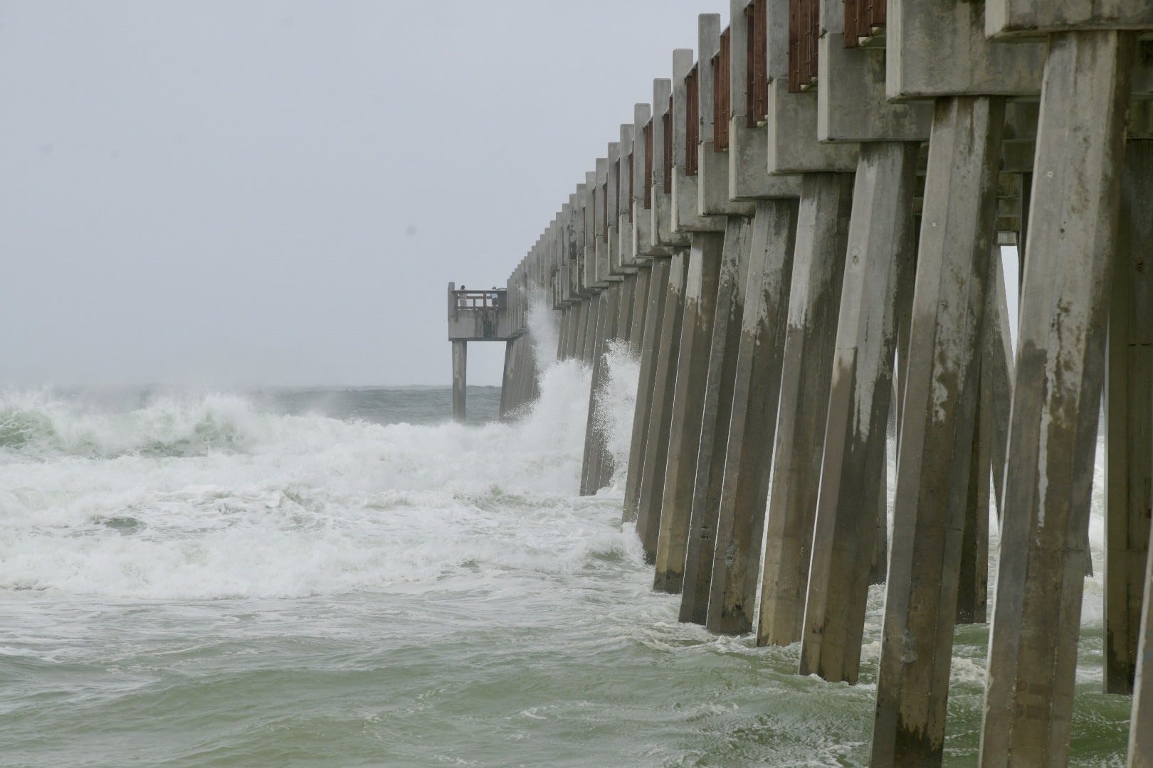 Waves build at Pensacola Beach as Bertha inches closer, local impacts