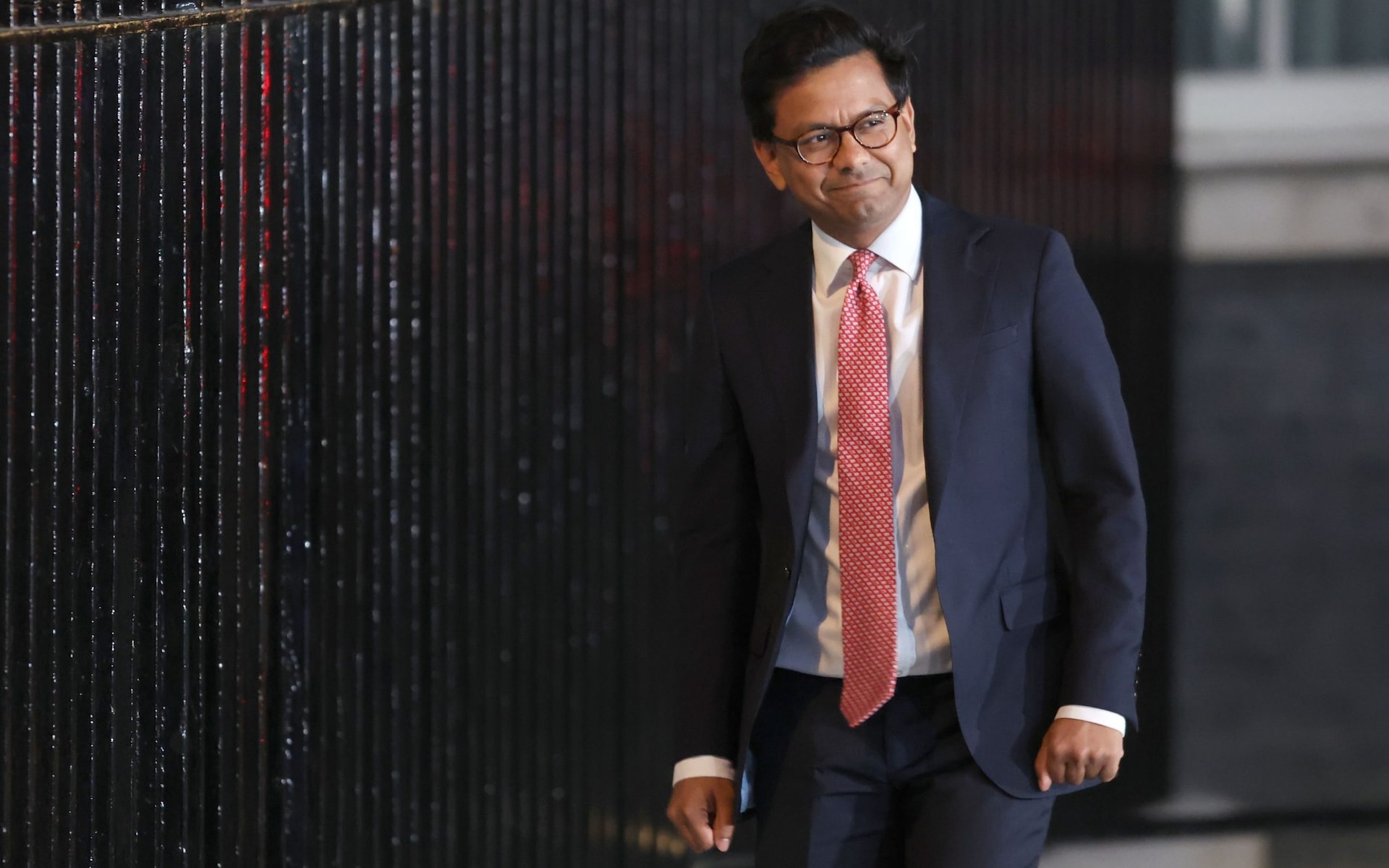 Kanishka Narayan arrives at Downing Street ahead of his ministerial appointment