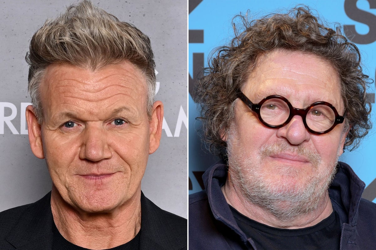 Gordon Ramsay and Marco Pierre White split