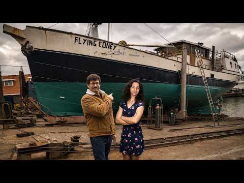 Couple bought an abandoned 82ft ship four years ago and share what's happened in that time after major emotional and financial challenge