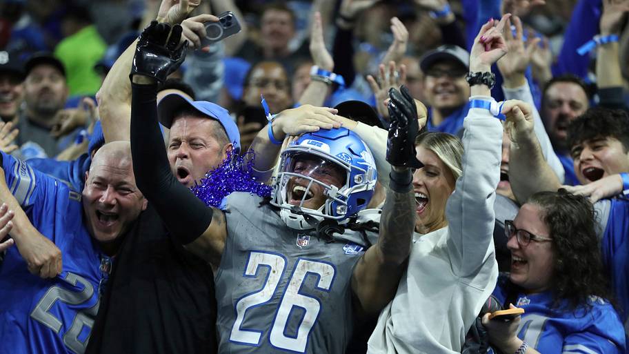 Detroit Lions running back Jahmyr Gibbs
