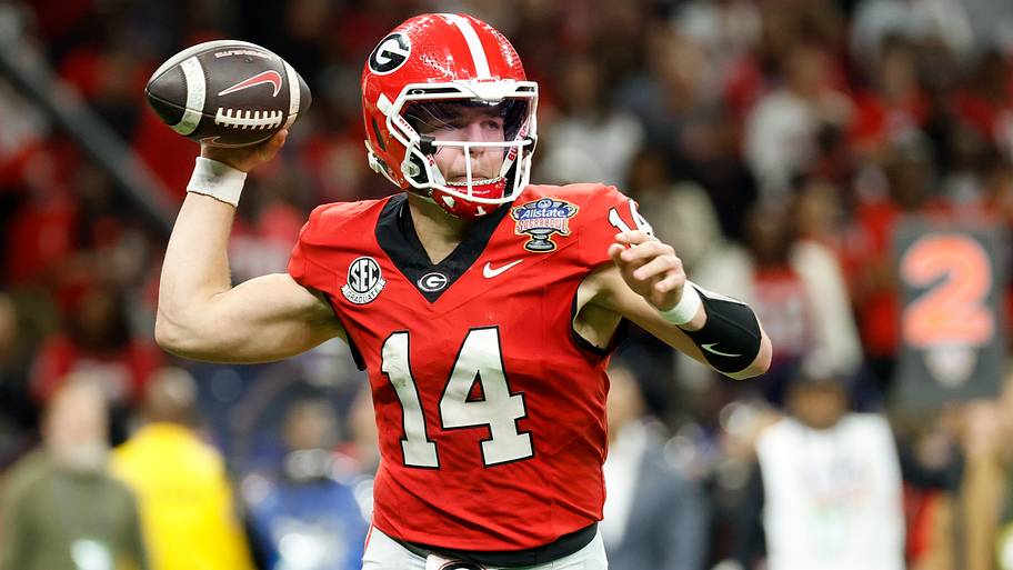 Georgia QB Gunner Stockton responds to critics of OC Mike Bobo at SEC Media Days