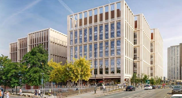 An artist's impression of the 'digital campus' slated to be built in Manchester