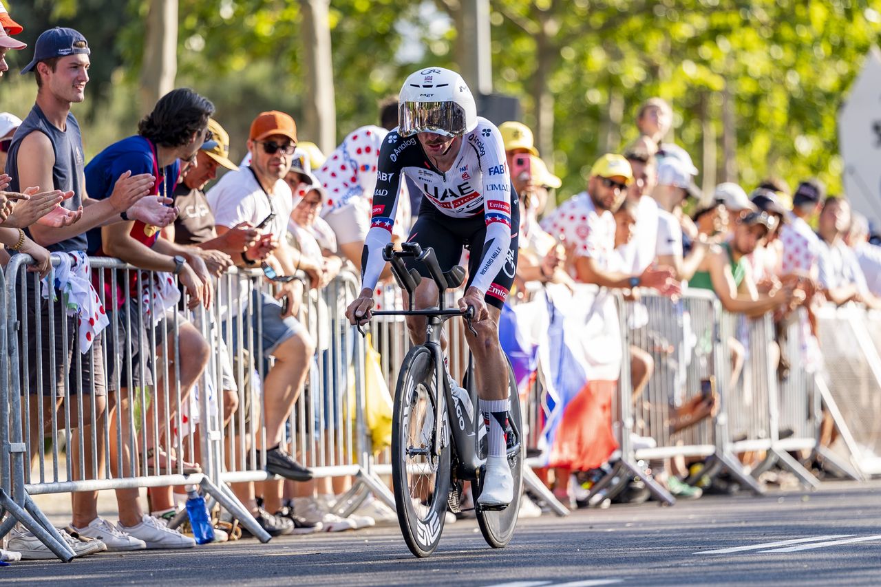Brandon Mcnulty of USA and UAE Team Emirates - XRG competes during the 113th Tour de France 2026 on Stage 1 in Barcelona