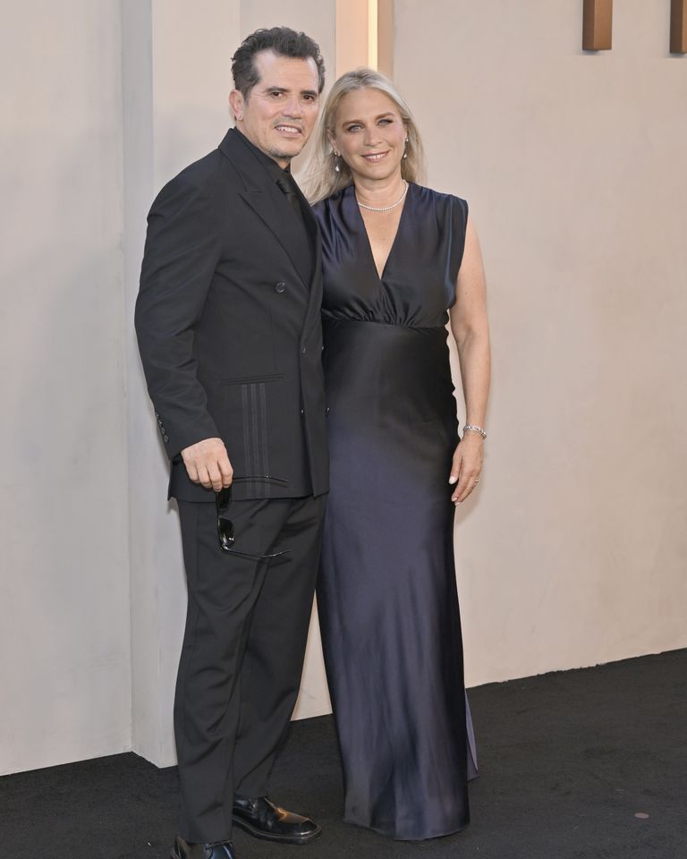 John Leguizamo and Justine Maurer attend the premiere of