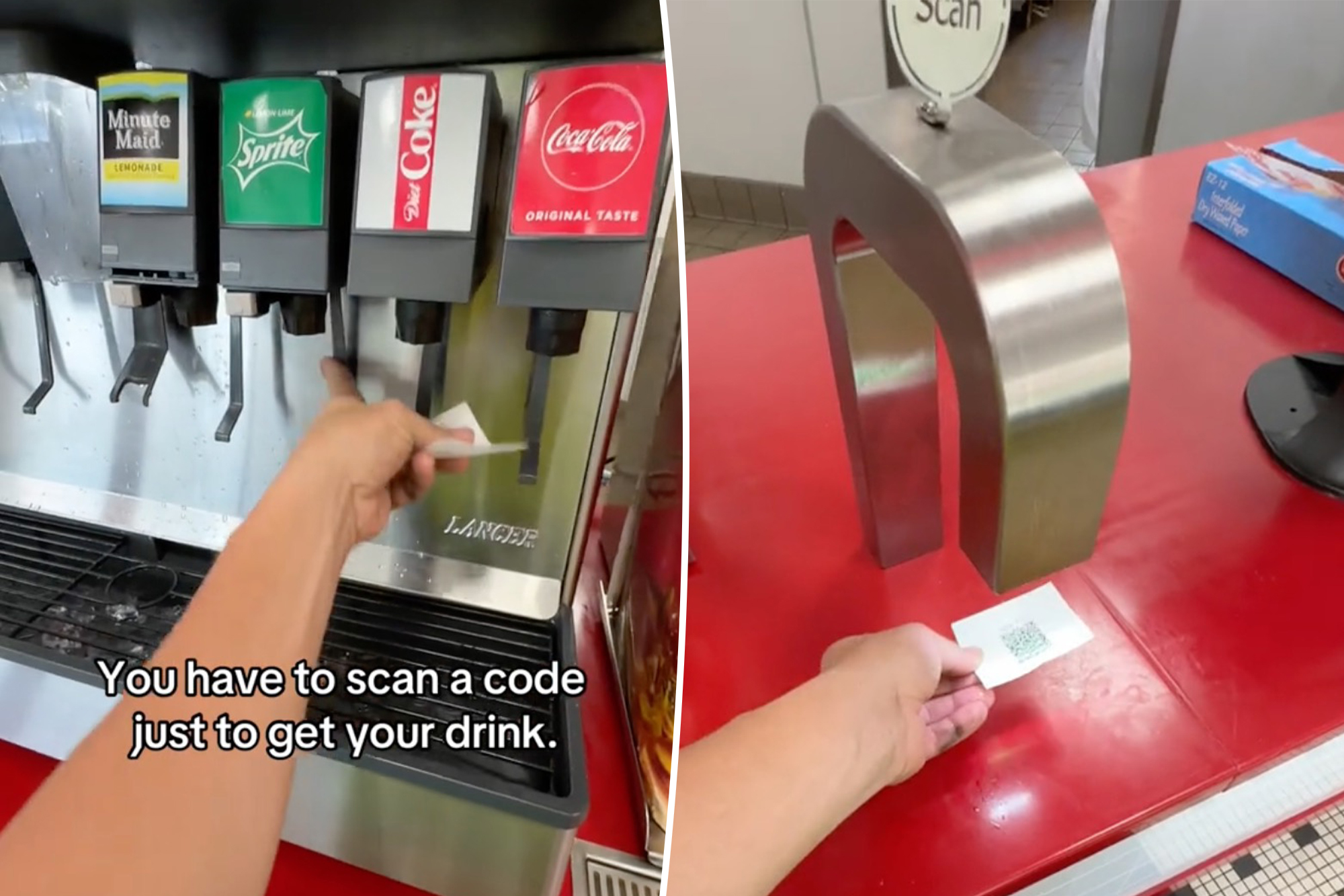 Steak ‘n Shake allegedly installs anti-theft QR readers for their fountain soda machines — sparking calls for boycott