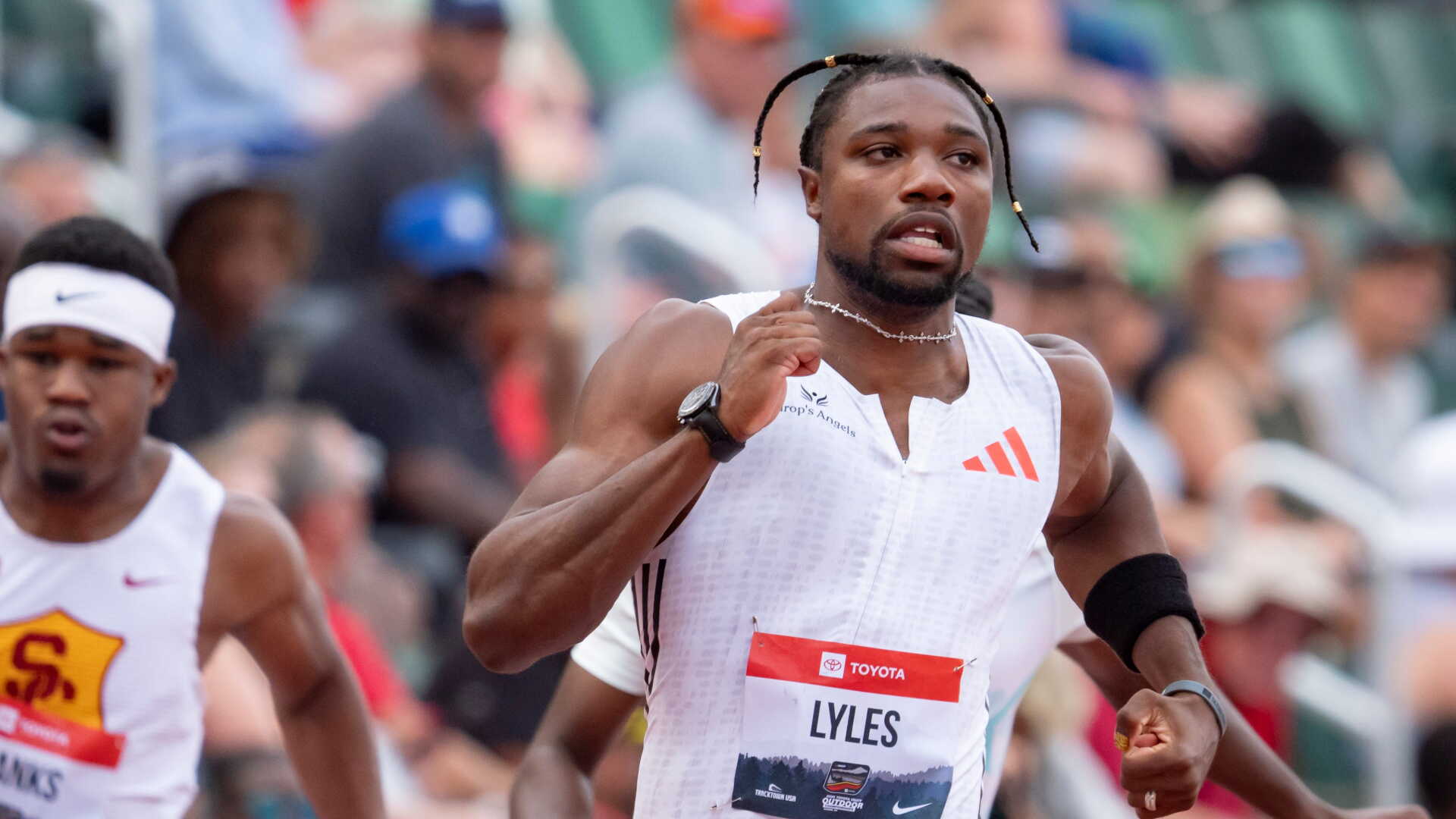 Noah Lyles, Melissa Jefferson-Wooden talk World Athletics Ultimate Championship on Today Show