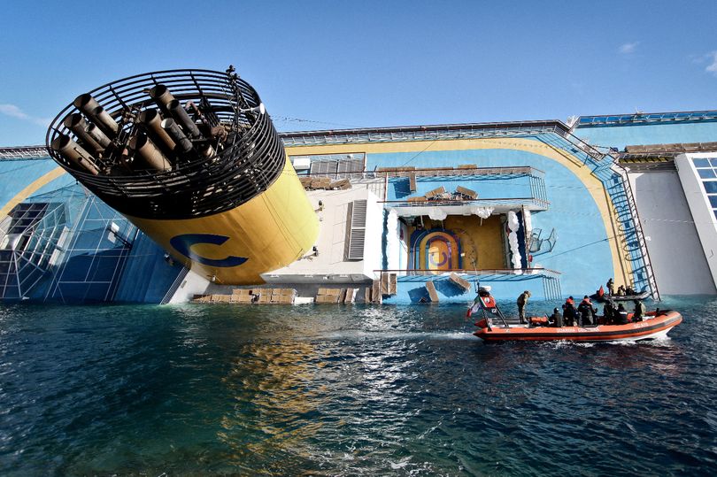 The Costa Concordia flooded after a devastating impact on the hull