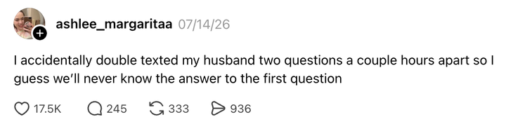 25 Of The Funniest Tweets From Couples This Week (July 13-20)