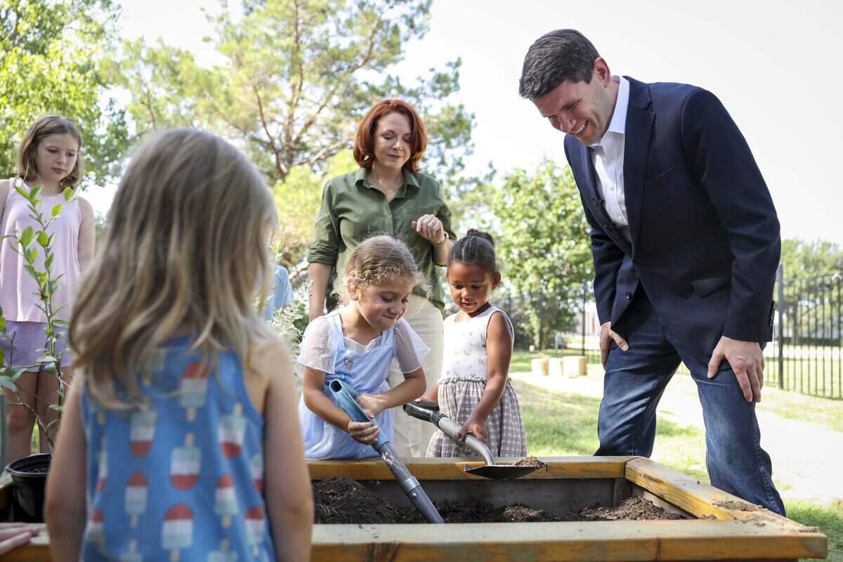 Democratic US Senate nominee James Talarico focuses on childcare affordability