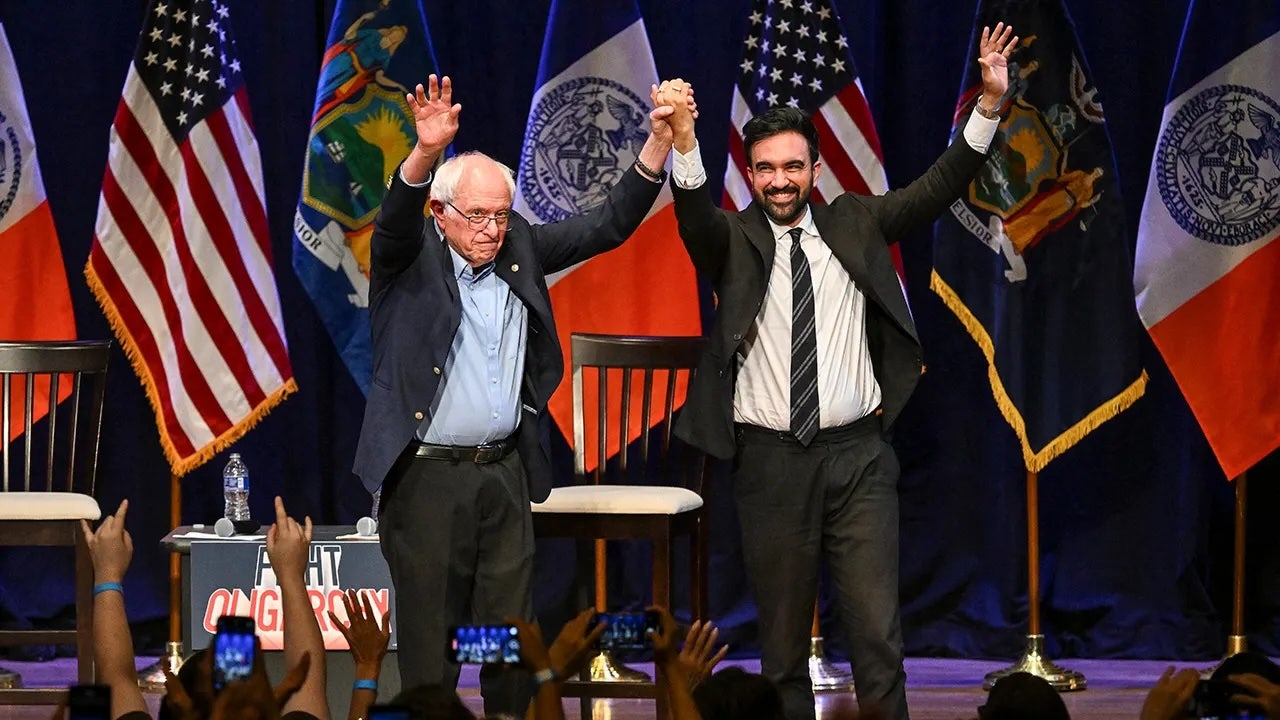Zohran Mamdani and Sen. Bernie Sanders, I-Vt.