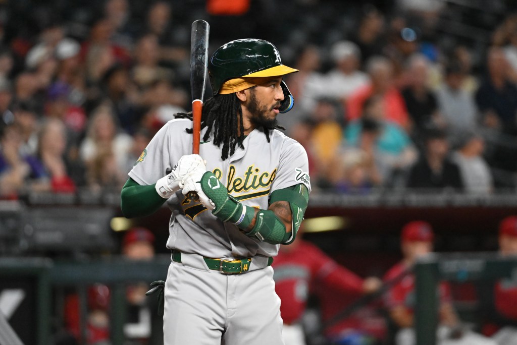 A’s infielder Joshua Kuroda-Grauer gets surgery for ruptured testicle after brutal foul tip