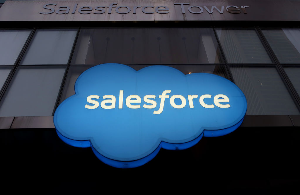 Why Salesforce was falling today, even as the Nasdaq rallied