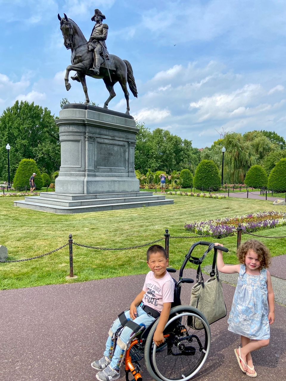 The Boston Public Garden’s iconic George Washington statue