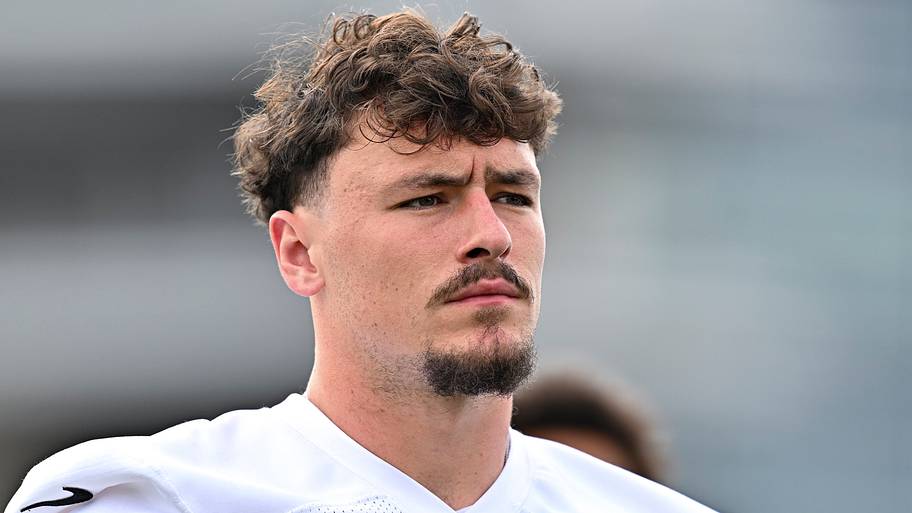 Jun 9, 2026; Houston, Texas, USA; Houston Texans linebacker Aiden Fisher arrives for the team’s minicamp at Houston Methodist