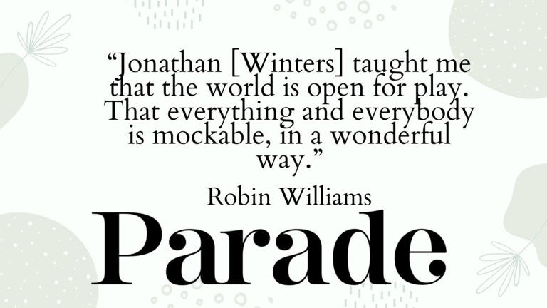 Robin Williams' insightful quote on life and creativity celebrates his ...