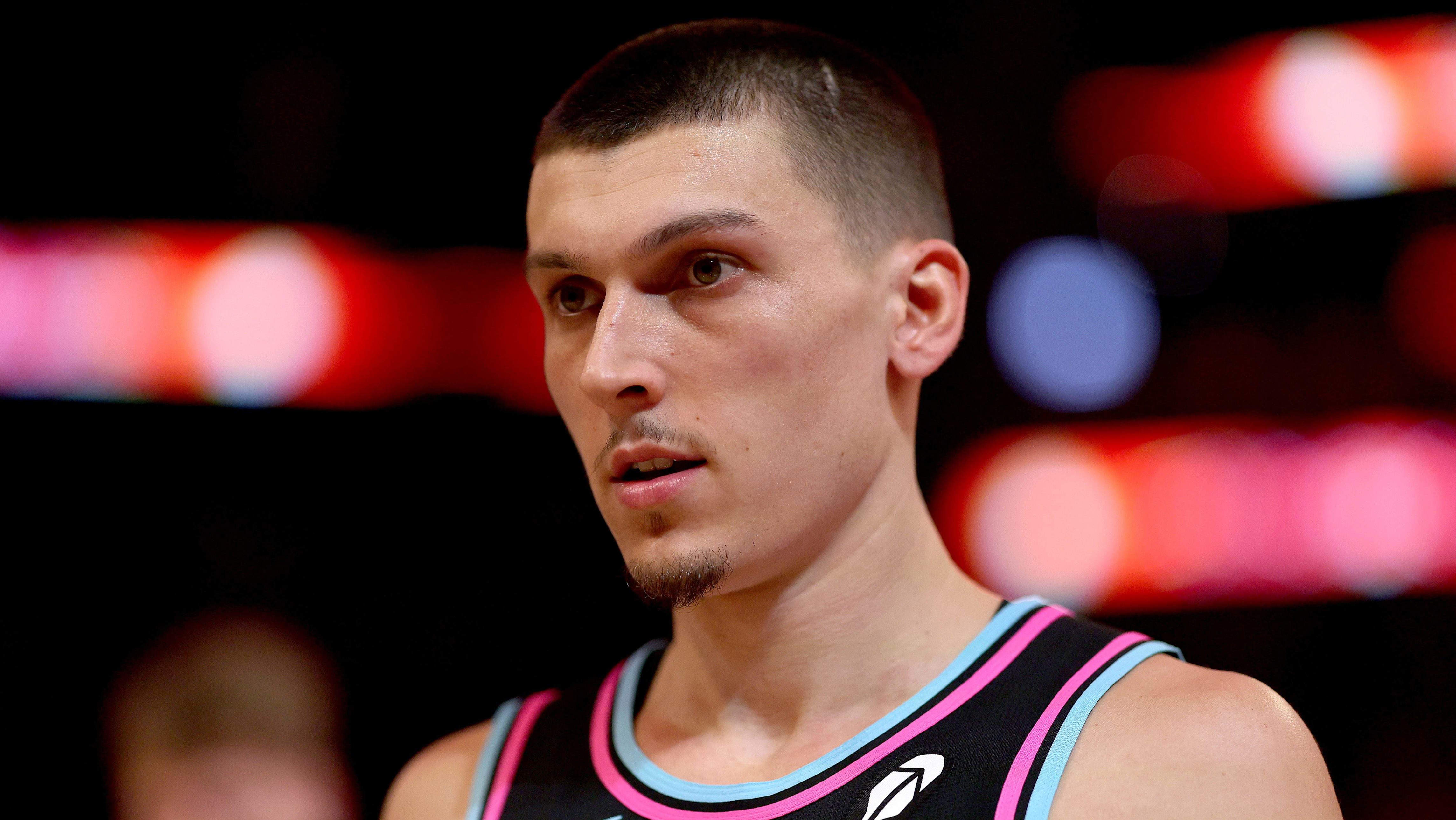 Tyler Herro’s immediate reaction to Heat trade turns heads