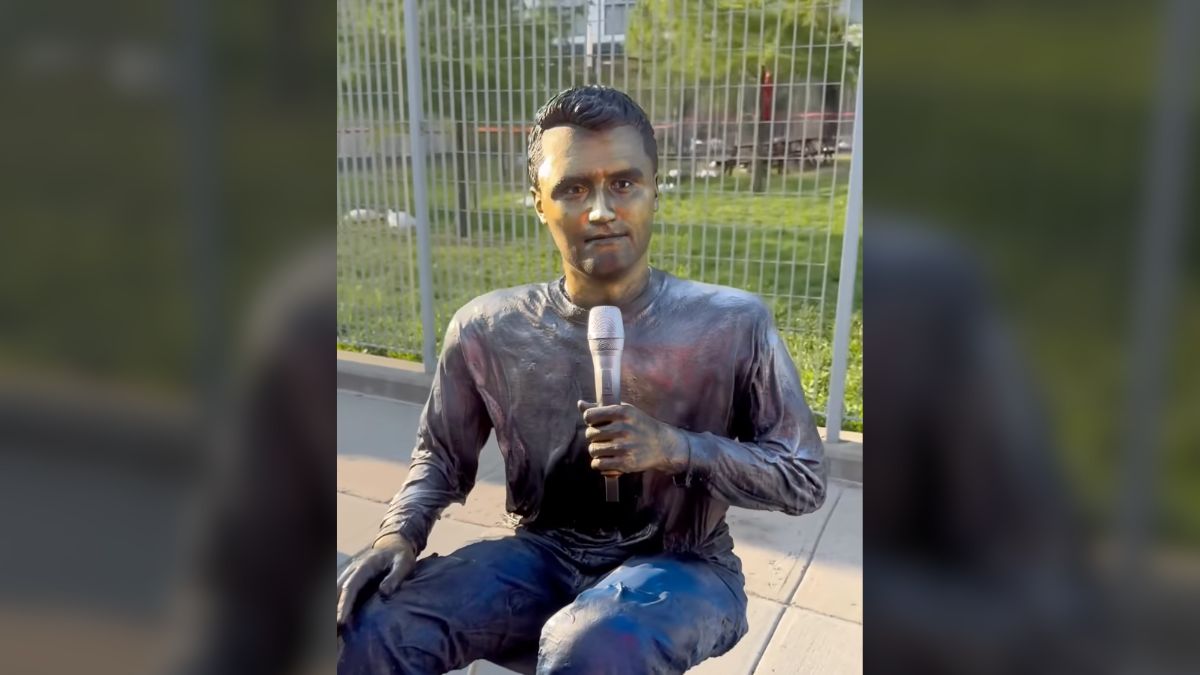 Artist behind viral, $100K Charlie Kirk statue to go up in Times Square says it has no buyers