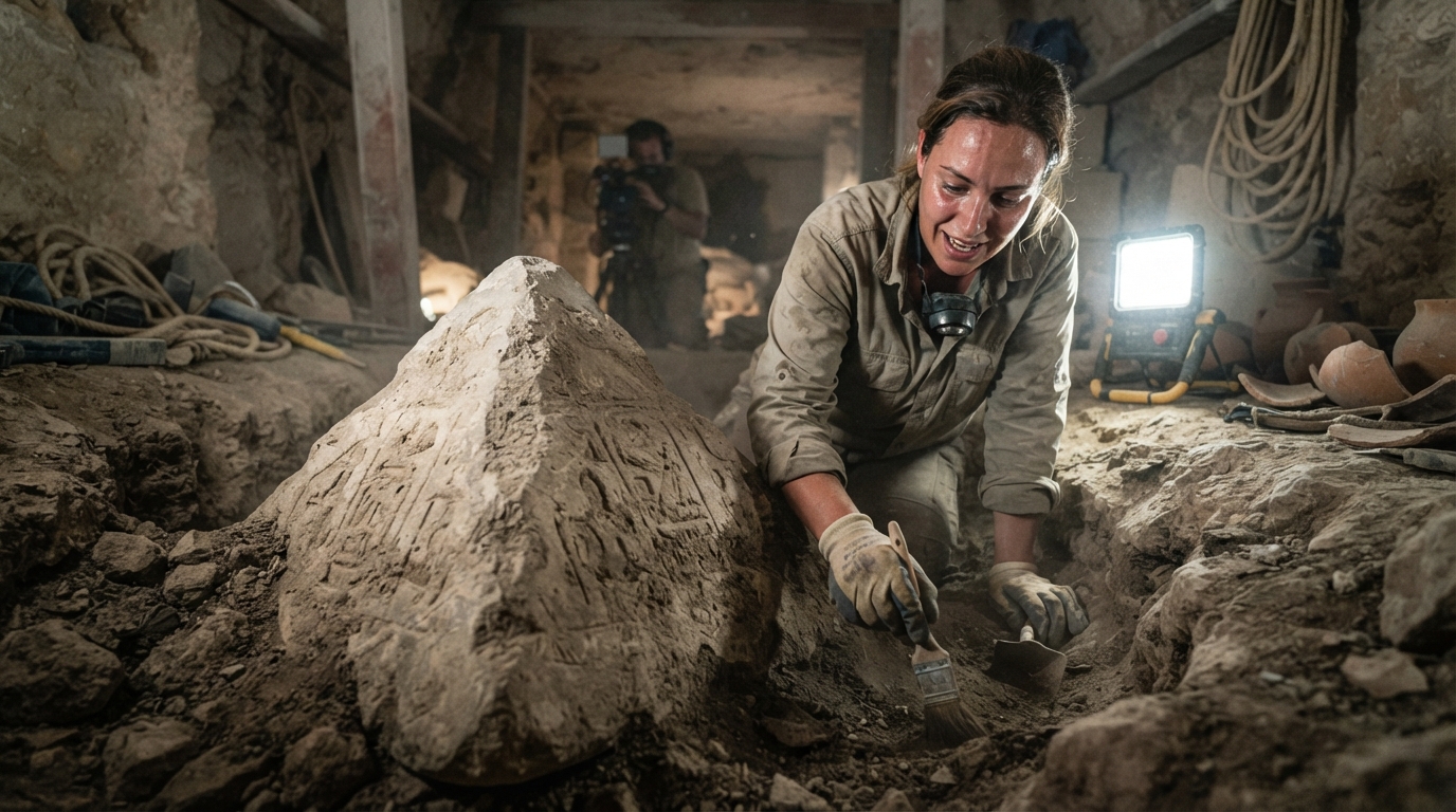 The lost great pyramid capstone may still be hidden underground