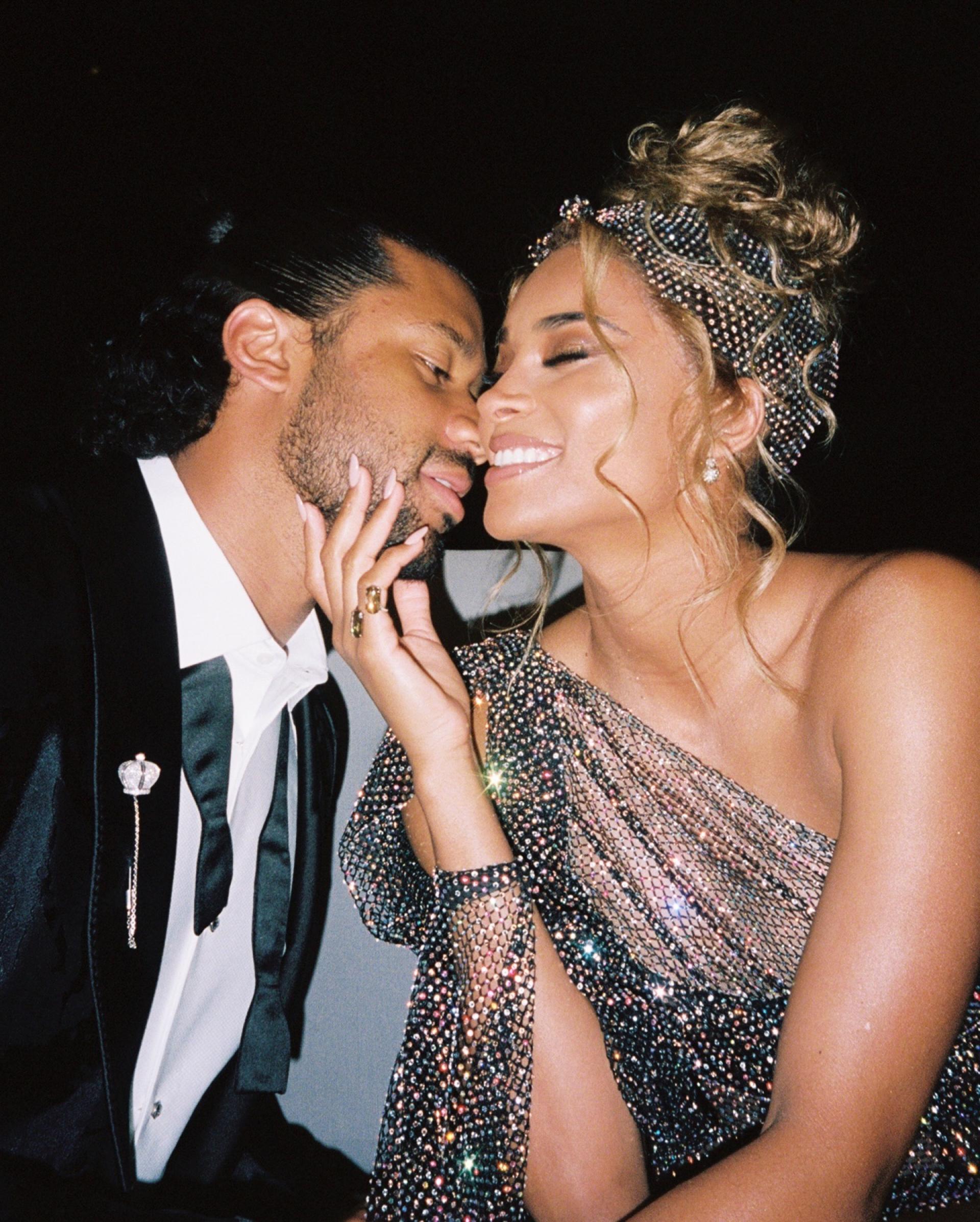 Russell Wilson and Ciara
