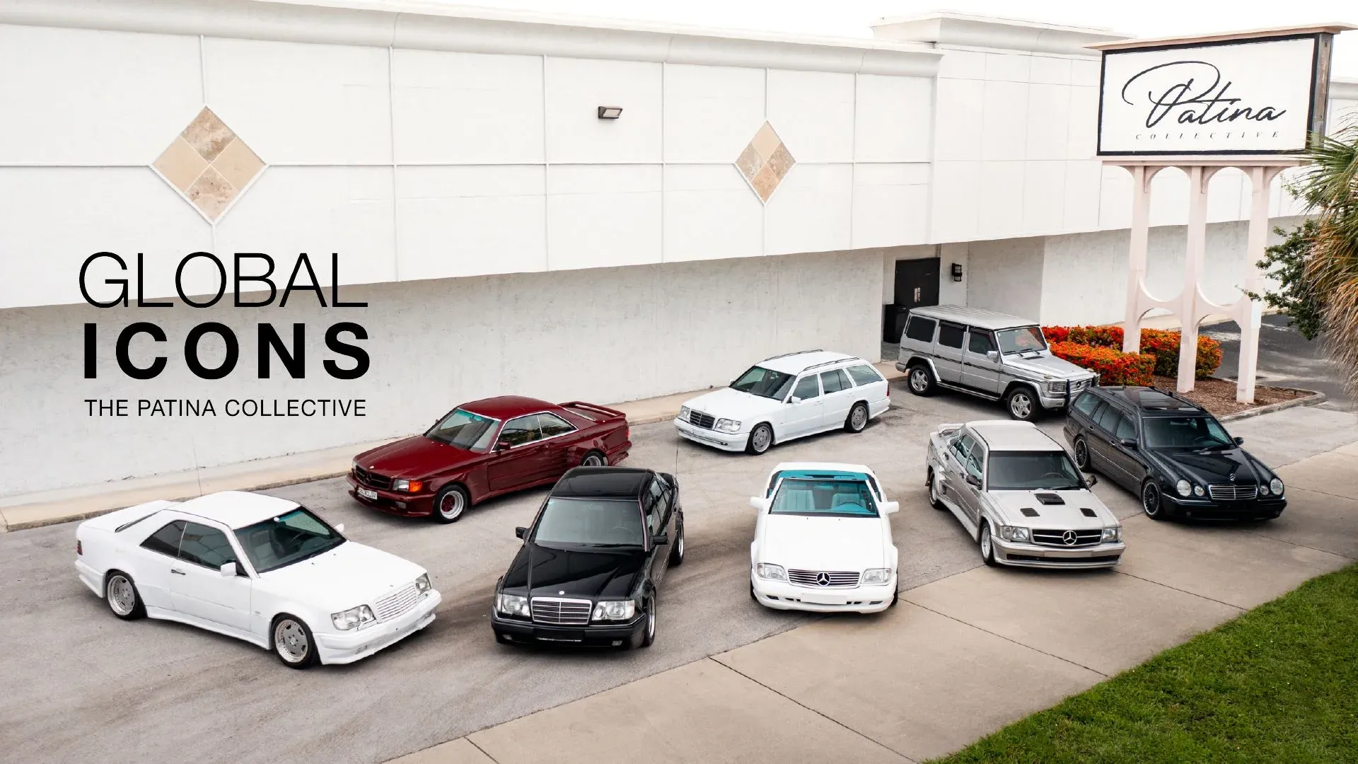 Broad Arrow's global icons: The Patina Collective puts 40 wild Mercedes-Benz youngtimers up for grabs