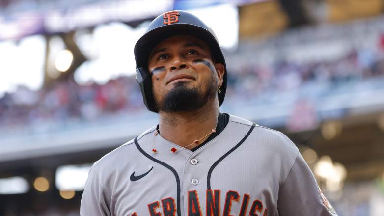 Luis Arraez of the San Francisco Giants.
