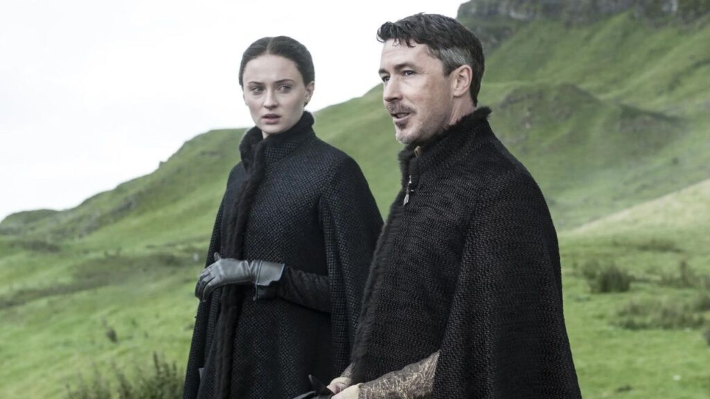 Sansa and Littlefinger in 'Game of Thrones' (Image: HBO)