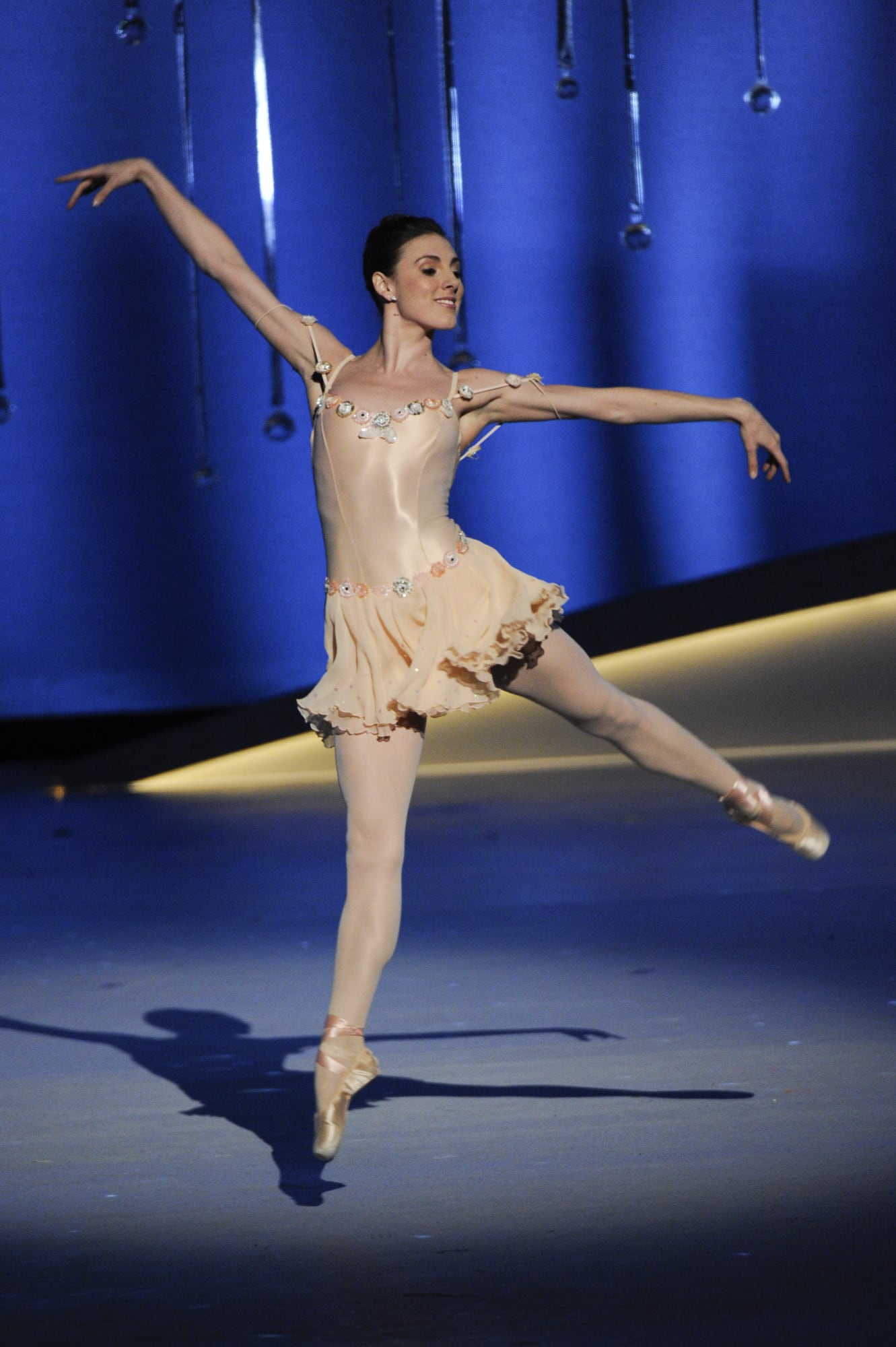Tiler Peck dances en pointe in 2014. / CBS Photo Archive / CBS via Getty Images