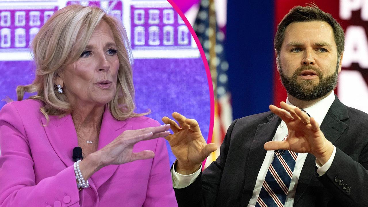 Jill Biden claps back at JD Vance's remarks about the former president's ice cream eating technique