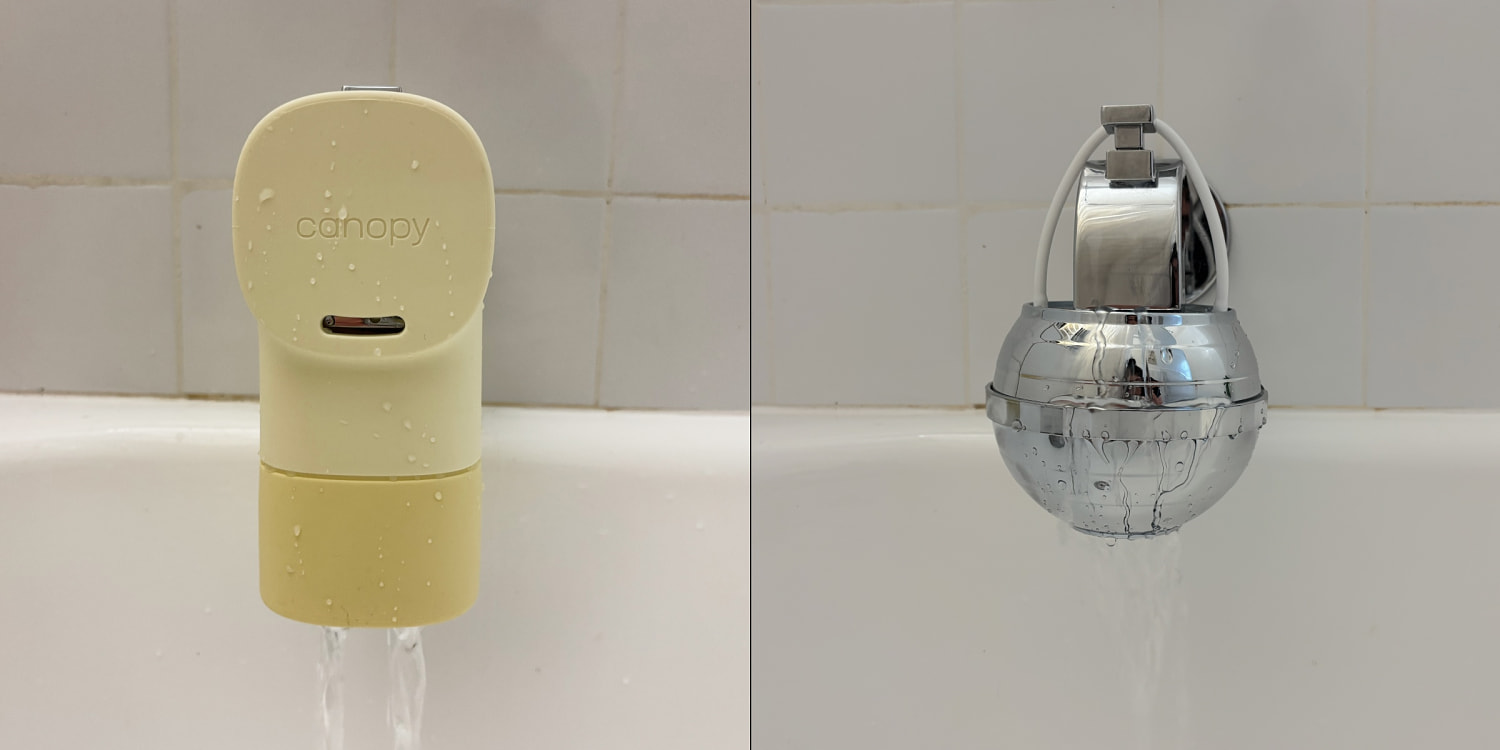Similar to filtered showerheads, bath filters are easy to install at home and help get rid of impurities in water like chlorine, hard water minerals and odors.