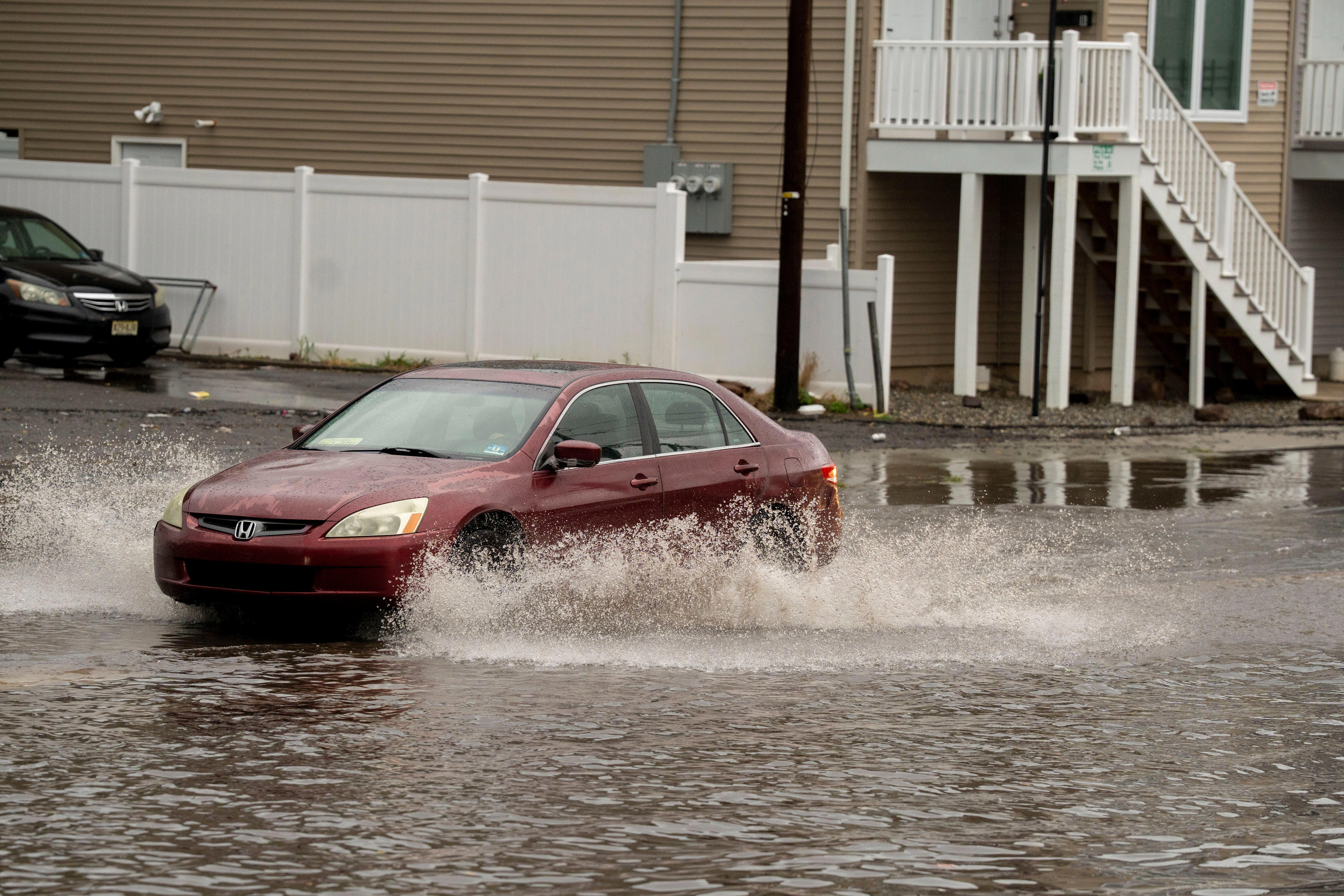 North Jersey rain totals were large and even broke a record